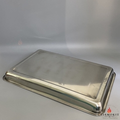 Khay inox để đồ chữ nhật kích thước 40x60 sâu 5cm ( Sus 304, sus 201, sus 430)