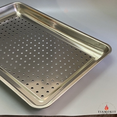 Khay inox  đục lỗ kích thước  40x60x2 cm ( Sus 304, sus 201. sus 430 )
