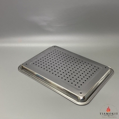 Khay inox  đục lỗ kích thước 36x27x2 cm ( Sus 304, sus 201. sus 430 )