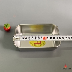 Khay chữ nhật, khay nướng bánh 10x15x4,5 cm Inox 201