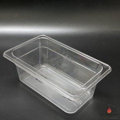 Khay nhựa đựng topping, trà sữa, chè,... PC GN 1/4