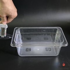 Khay nhựa đựng topping, trà sữa, chè,... PC GN 1/4