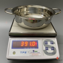 Nồi lẩu 2 đáy đường kính 26cm inox 201