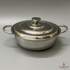 Nồi lẩu 2 đáy đường kính 26cm inox 201