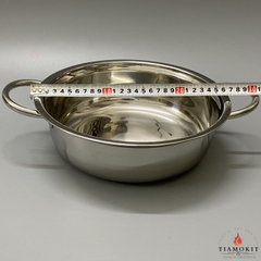 Nồi lẩu 2 đáy đường kính 26cm inox 201