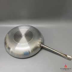 Chảo chồng dính inox 201 dùng được bếp điện 40cm