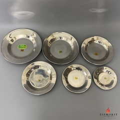 Đĩa inox phi 14, 16, 18, 20, 22, 24cm