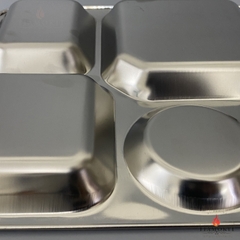 Khay inox 7 ngăn thìa