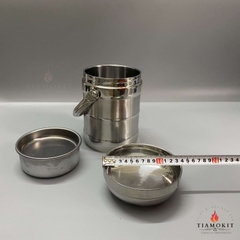CẶP LỒNG INOX HÀN QUỐC NẮP BÁT
