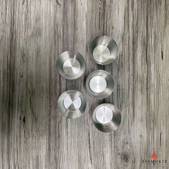 Khuôn inox làm bánh Flan, cốc làm đá có nhiều kích thước 2cm, 4cm, 6cm