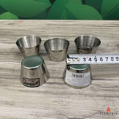 Khuôn inox làm bánh Flan, cốc làm đá có nhiều kích thước 2cm, 4cm, 6cm