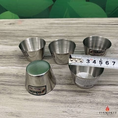 Khuôn inox làm bánh Flan, cốc làm đá có nhiều kích thước 2cm, 4cm, 6cm