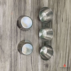 Khuôn inox làm bánh Flan, cốc làm đá có nhiều kích thước 2cm, 4cm, 6cm