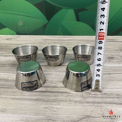Khuôn inox làm bánh Flan, cốc làm đá có nhiều kích thước 2cm, 4cm, 6cm