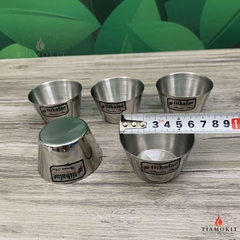 Khuôn inox làm bánh Flan, cốc làm đá có nhiều kích thước 2cm, 4cm, 6cm