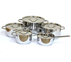 Bộ Nồi Inox Cao Cấp Kitchi FiveStar