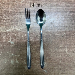 THÌA DĨA INOX 14 CM