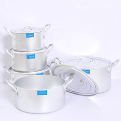 Nồi nhôm cắt dày 16cm, 18cm, 20cm, 22cm, 24cm, 26cm, 28cm, 30cm, 32cm. 34cm, 36cm