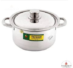 Nồi 1 đáy nắp inox Vietcook