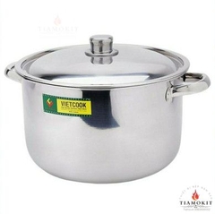 Nồi 3 đáy nắp inox Vietcook