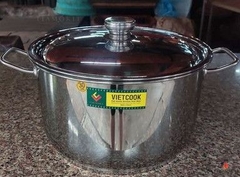 Nồi 3 đáy nắp kính Vietcook