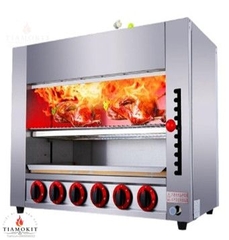 Lò nướng Salamander 8 họng dùng gas
