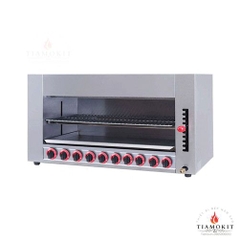 Lò nướng Salamander 10 họng dùng gas