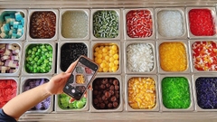 Khay đựng topping trà sữa GN 1/3/15 Sus 304