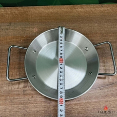Chảo inox đáy bằng chiên trứng, làm bánh mì có nhiều kích thước 16cm, 18m 20cm