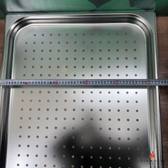 Khay buffet 2/1 đục lỗ sâu 6,5 cm; sâu 10cm; sâu 15cm; sâu 20cm 