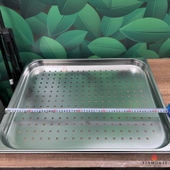 Khay buffet 2/1 đục lỗ sâu 6,5 cm; sâu 10cm; sâu 15cm; sâu 20cm 