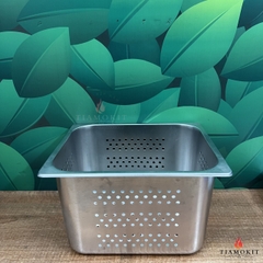 Khay buffet 1/2 đục lỗ  sâu 6,5 cm; sâu 10cm; sâu 15cm; sâu 20cm 