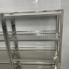 Kệ lỗ 4 tầng inox