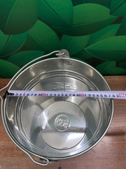 Xô inox 27cm