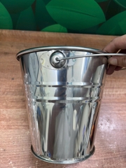 Xô inox 18cm