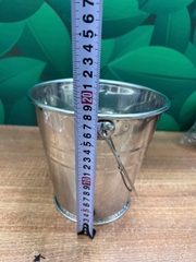 Xô inox 18cm