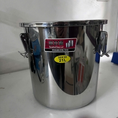 THÙNG INOX 201 CÓ NẮP GÀI 12 - 170L