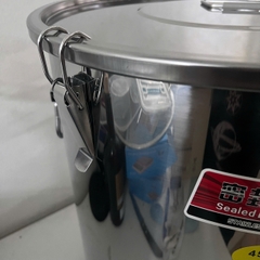 THÙNG INOX 201 CÓ NẮP GÀI 12 - 170L