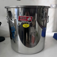 THÙNG INOX 201 CÓ NẮP GÀI 12 - 170L