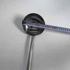 Muôi múc canh inox cán dài
