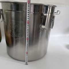 Bình Inox 304 Đựng Nước Không Vòi Tem Xanh