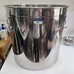 Bình Inox 201 Đựng Nước Không Vòi Tem Xanh