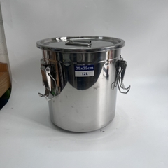 Bình Inox 201 Đựng Nước Không Vòi Tem Xanh