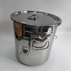 Bình Inox 201 Đựng Nước Không Vòi Tem Xanh