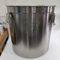 Bình Inox 304 Đựng Nước Không Vòi Tem Xanh