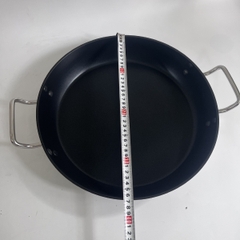 Chảo inox quai đáy bằng chống dính 37cm và 40cm