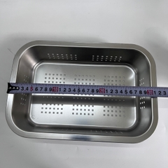 Khay để đồ Inox Lỗ 30x20 Cm