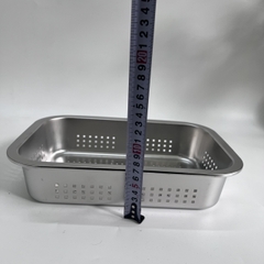 Khay để đồ Inox Lỗ 30x20 Cm