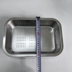 Khay để đồ Inox Lỗ 30x20 Cm