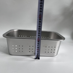 Khay để đồ Inox Lỗ 30x20 Cm